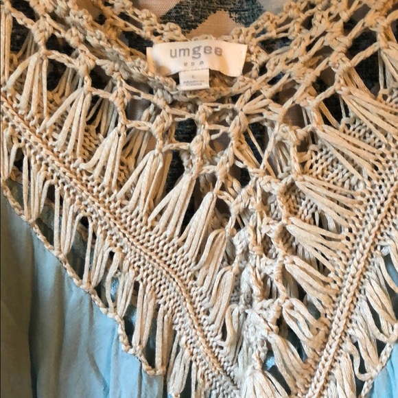 SALE! BUNDLE 3/$20 Umgee tunic mint size large - Picture 2 of 3